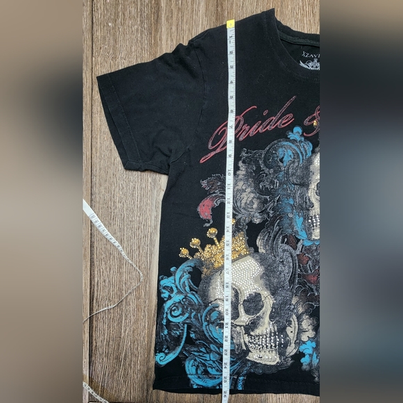 Xzavier Vintage Men's Pride & Glory King Skulls 💀 T-Shirt Size Medium - Picture 4 of 7